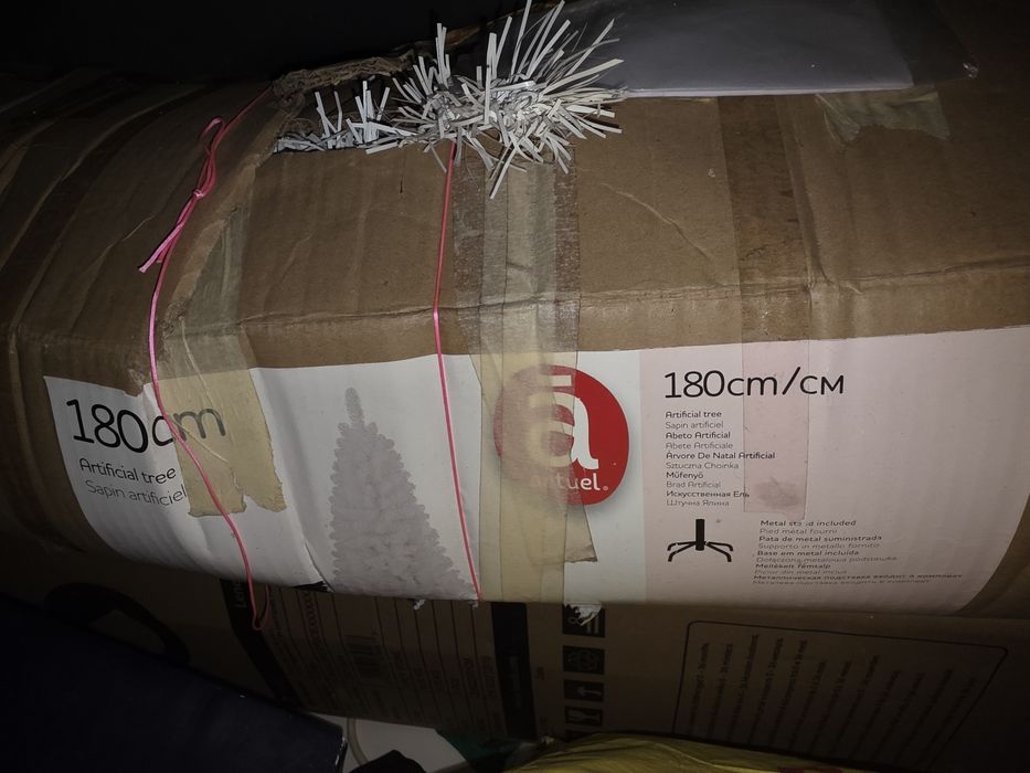 Árvore de Natal Branca 180cm