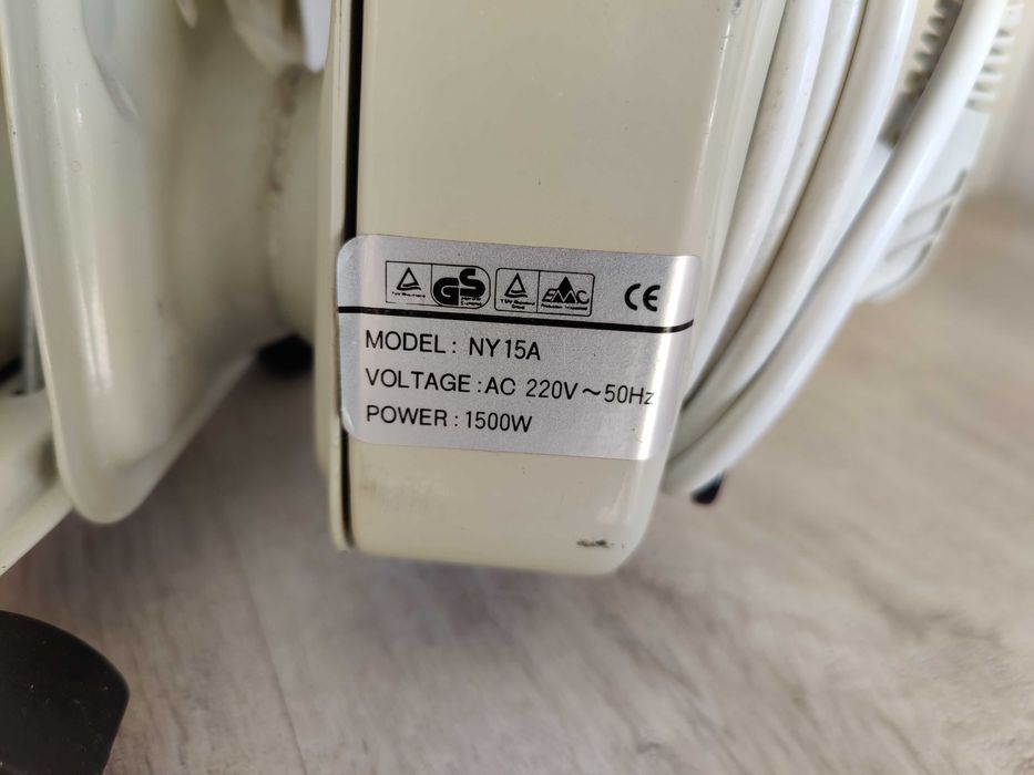 Обогреватель  NY 15A 750+750Watt 1,5Kв 9 Секций