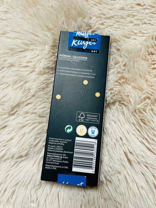 Piórnik mały + długopis zestaw kayet nowe