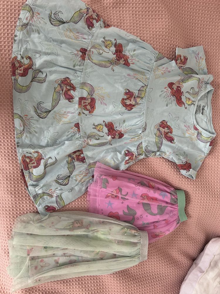 Sukienka, spódniczki Disney Elza, Mała syrenka 122/128