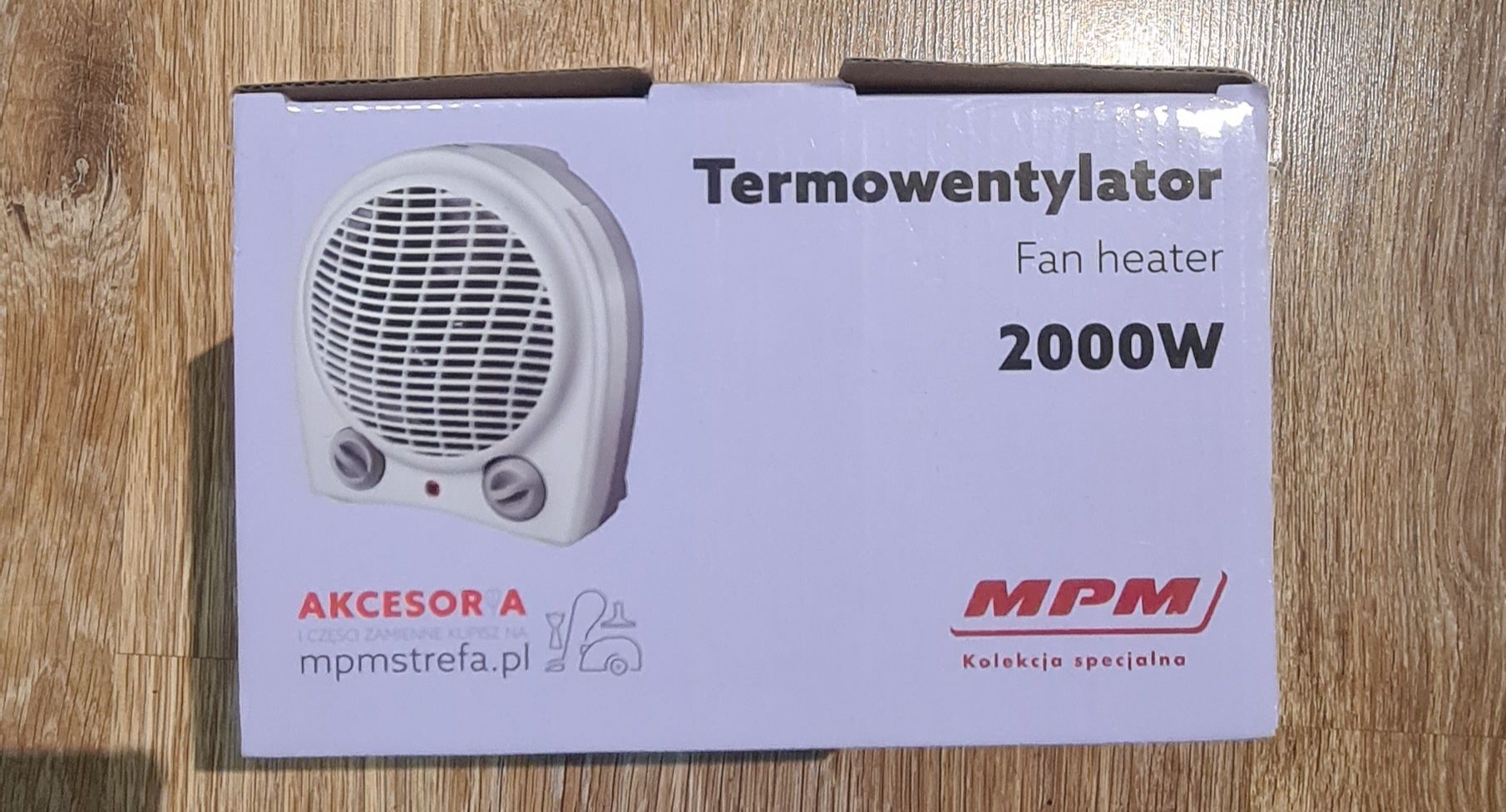 Termowentylator, ogrzewacz elektryczny MPM NOWY 2000W