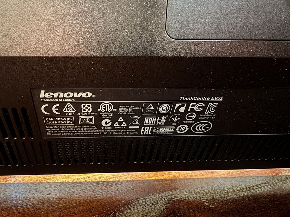 Моноблок Lenovo ThinkCentre E93z