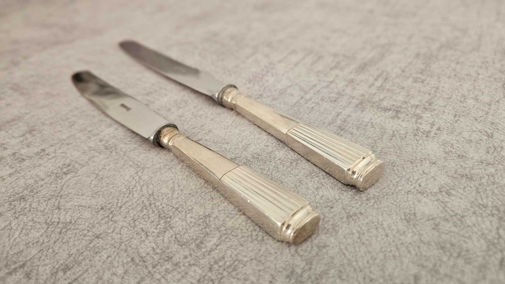 Faqueiro de prata caninha- 12 pessoas