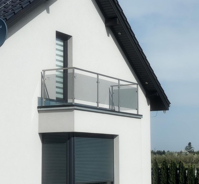 Balustrada ze stali nierdzewnej balkon taras schody Gorzów i okolice