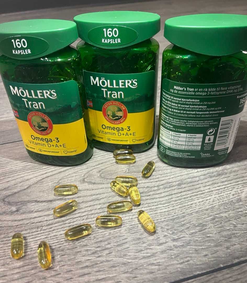 Є оптові ціни.Mollers omega 3 160 капсул Омега 3. Норвегія