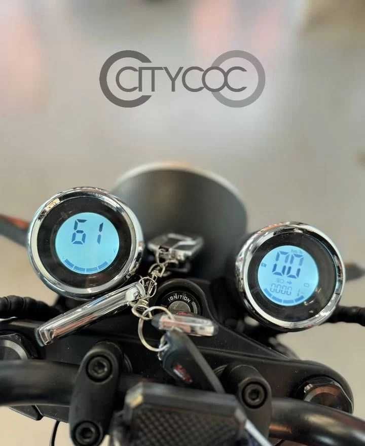 Super Sale‼️ Електроскутер CityCoco Chopper 1500Вт до 45км (Встигни)