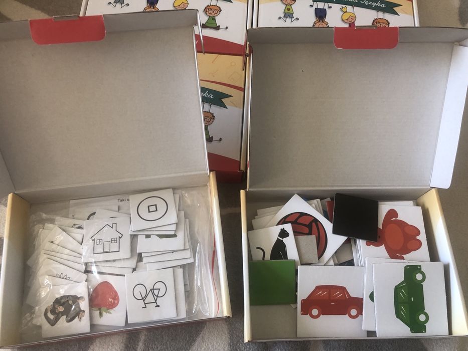 Zestaw logopedia Arson 6szt logopedyczny Kolory Taki sam Sekwencje