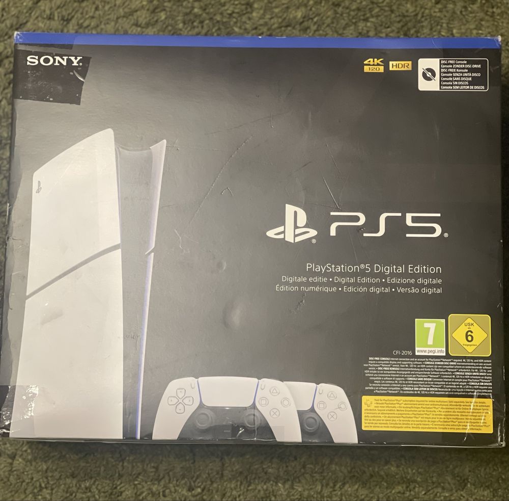 Sony PS5 digital 2024 ігрова ппиставка консоль 2 джостика