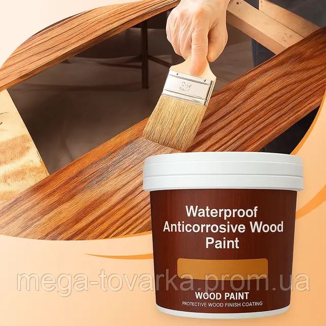 Waterproof wood paint