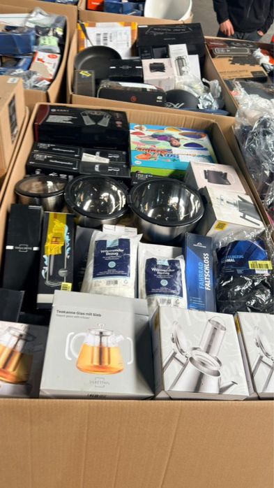 Техніка ОПТ! Лідл,Амазон палети-мікс бокси,мультимедіа,парксайд,різне