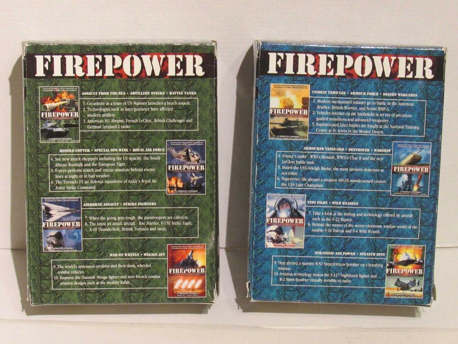 Coleção 8 DVD Firepower