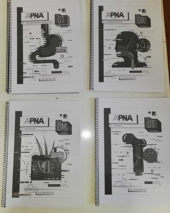 Sebentas PNA encadernadas