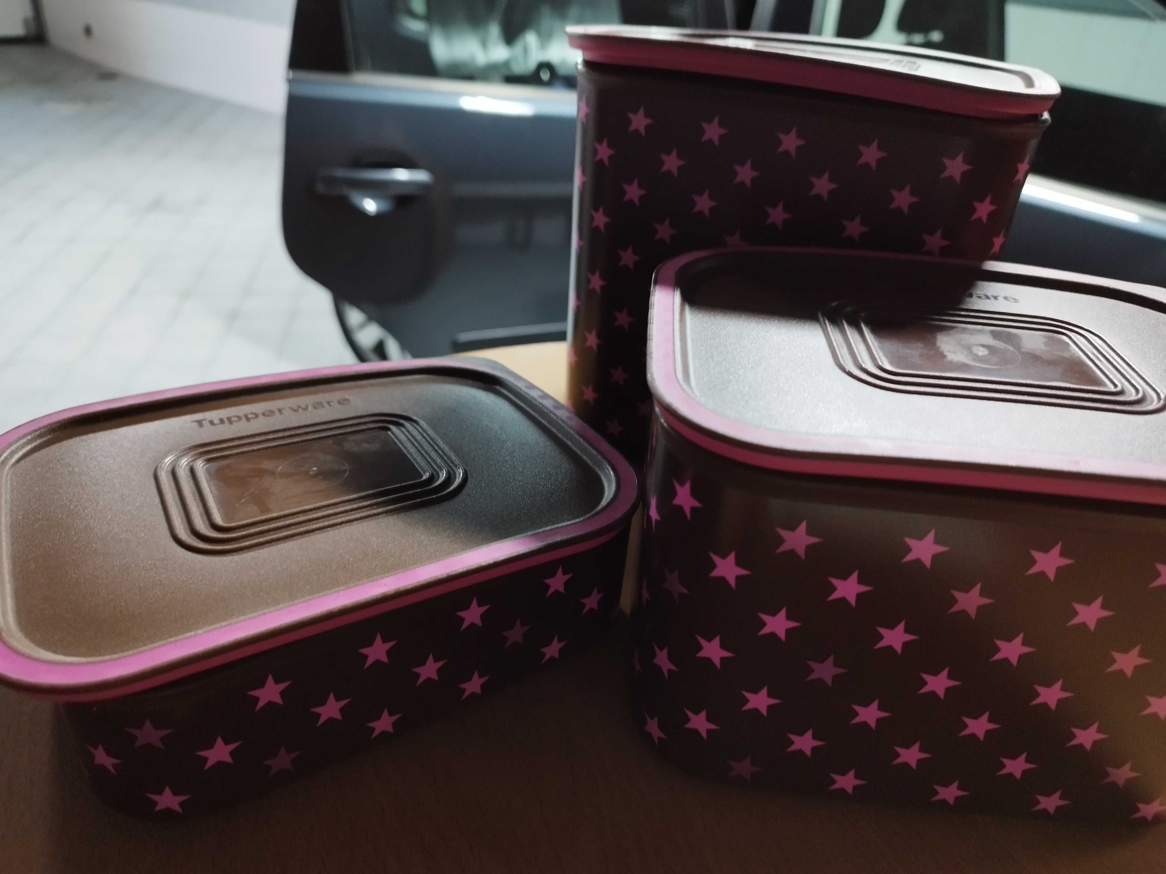 Conjunto Tupperware estrelas