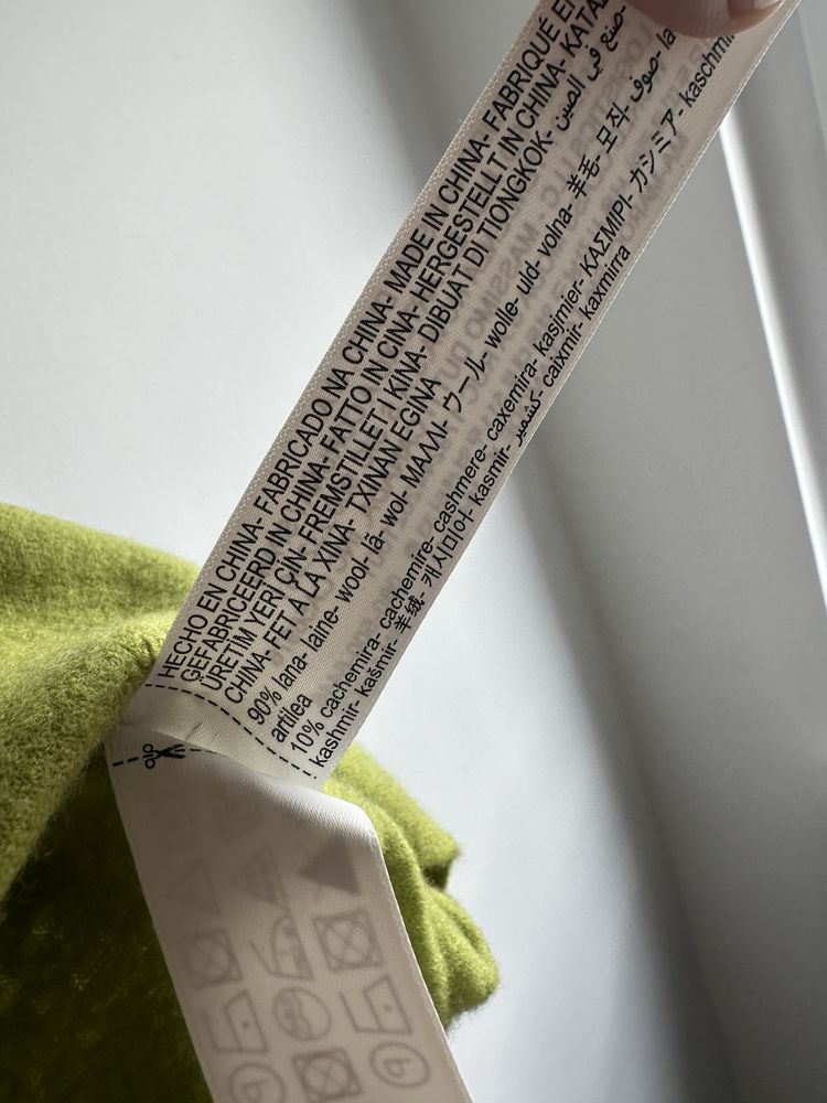 Sweter wełna + kaszmir Massimo Dutti
