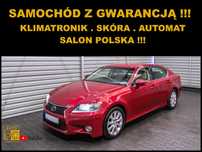 Lexus GS AUTOMAT + Salon POLSKA + Klimatronik + Skóra + Parktronik !!!