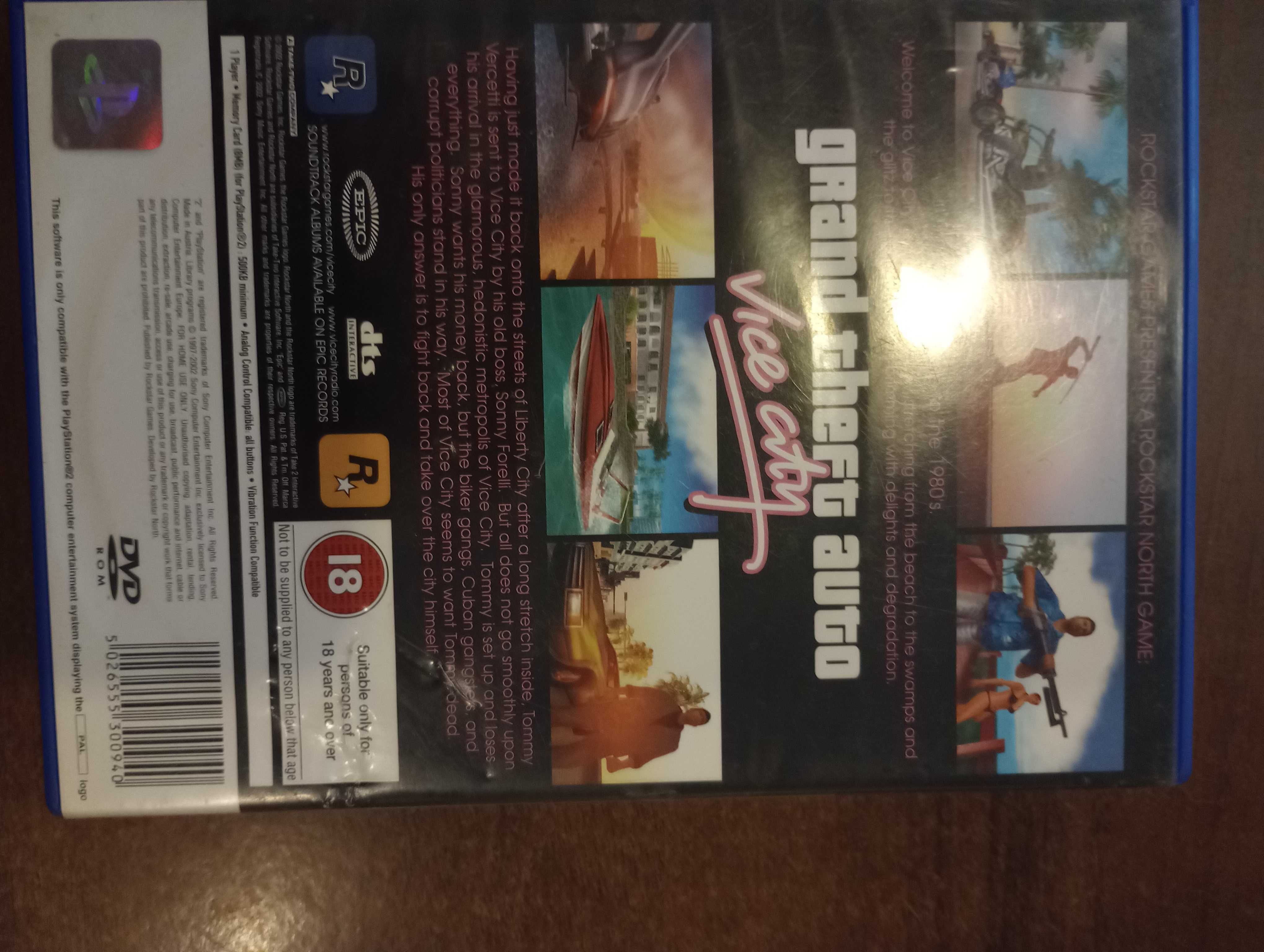 Ps2 GTA Vice City PlayStation 2
