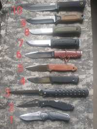 Коллекция ножей разных брендов