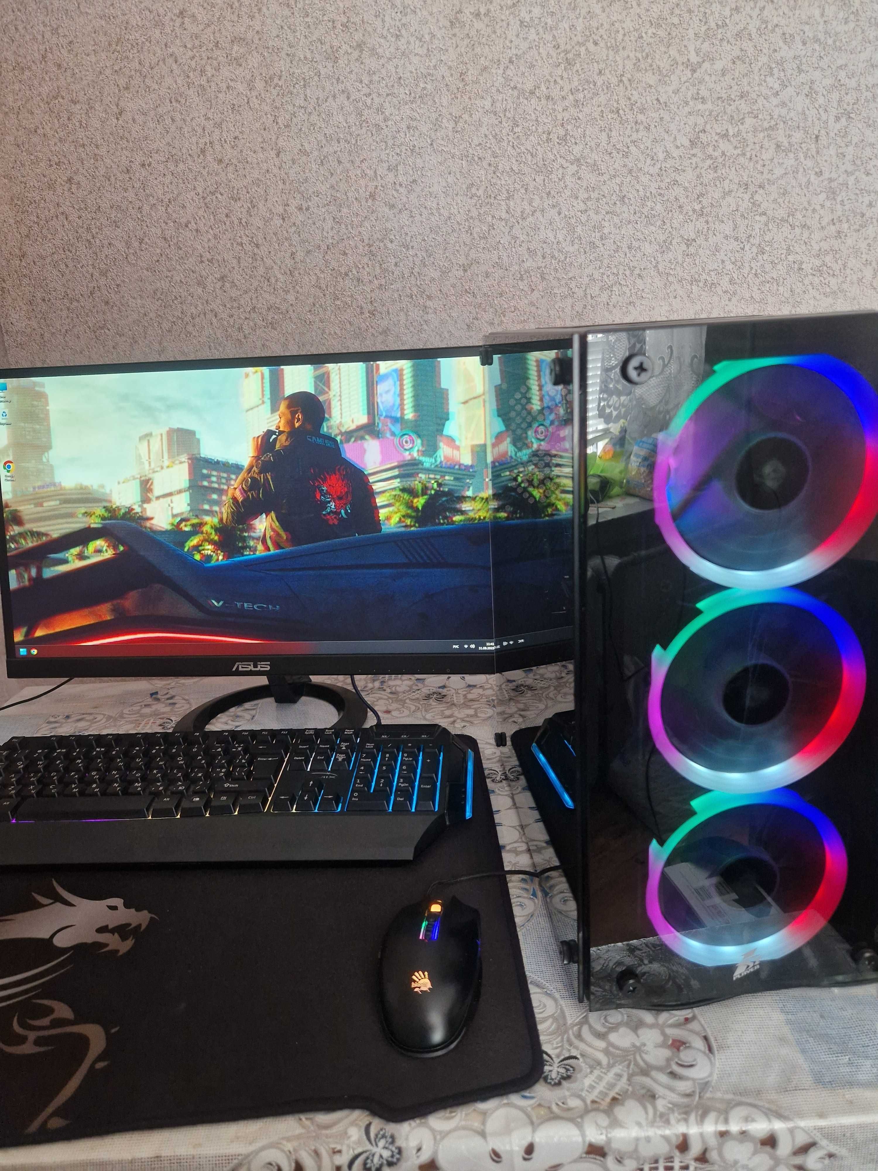 Ігровий ПК, 24 ядра 3.3ггц, DDR4 16гб, RX 580 8гб, SSD m.2 256gb