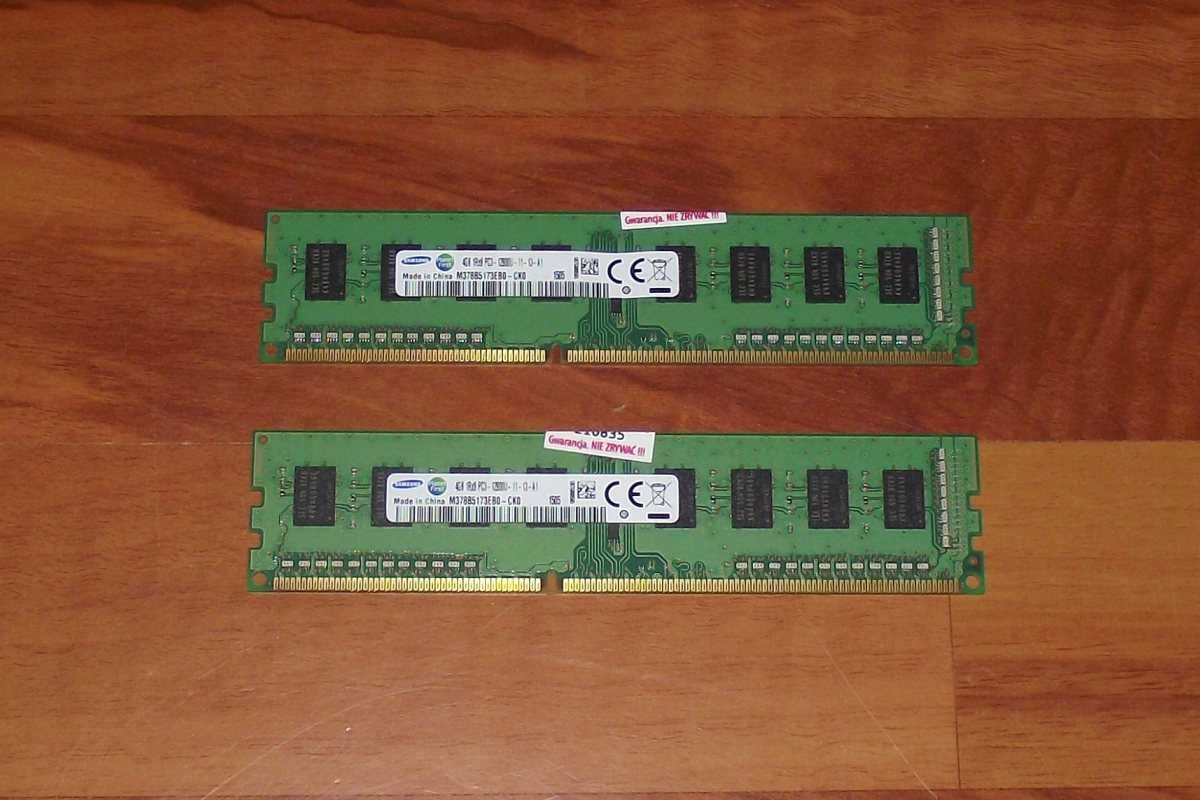 Komplet pamięci Samsung 8GB (2x 4GB) DDR3 1600MHz