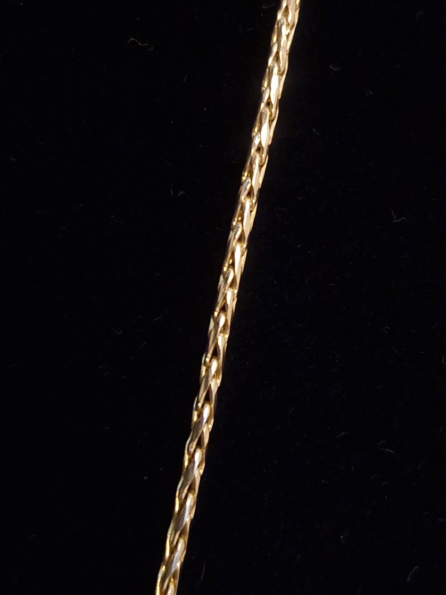Złoty łańcuszek delikatny splot Lisi ogon