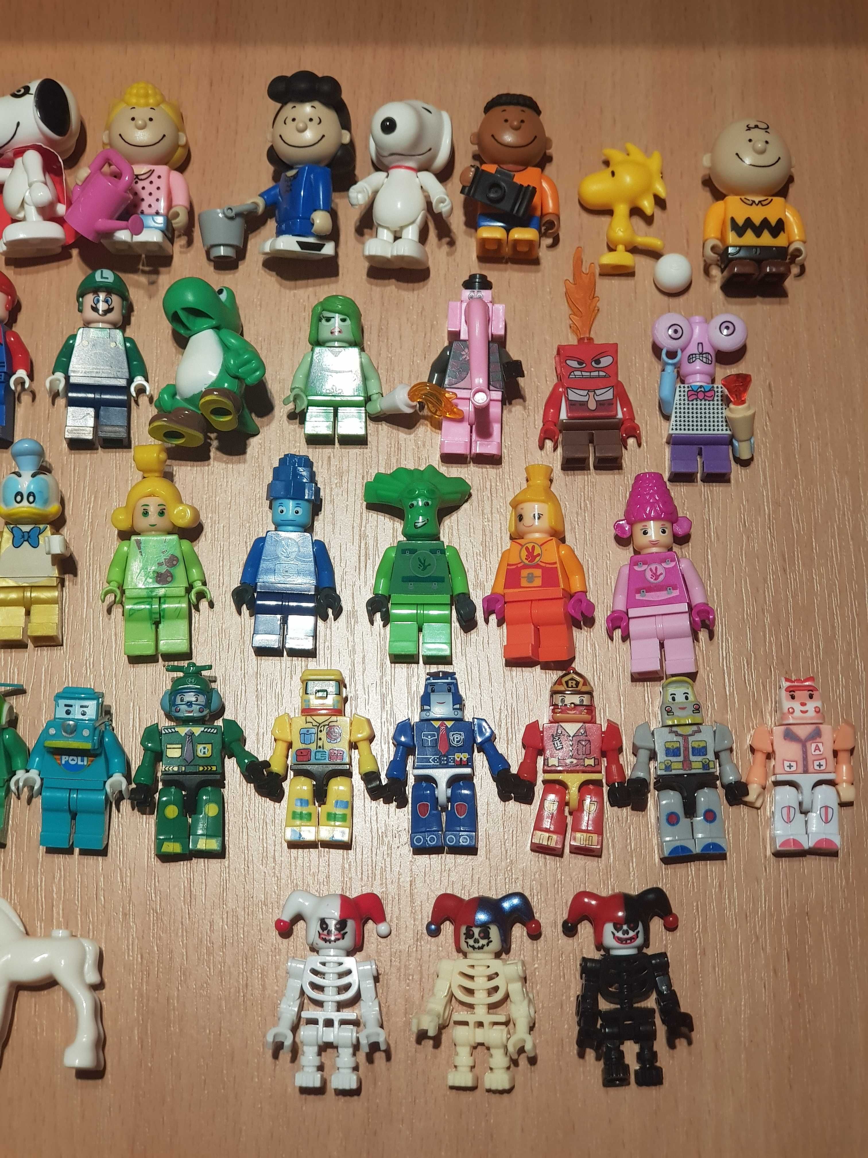 Lego фигурки Микки маус фиксики амонгас робокар поли снупи