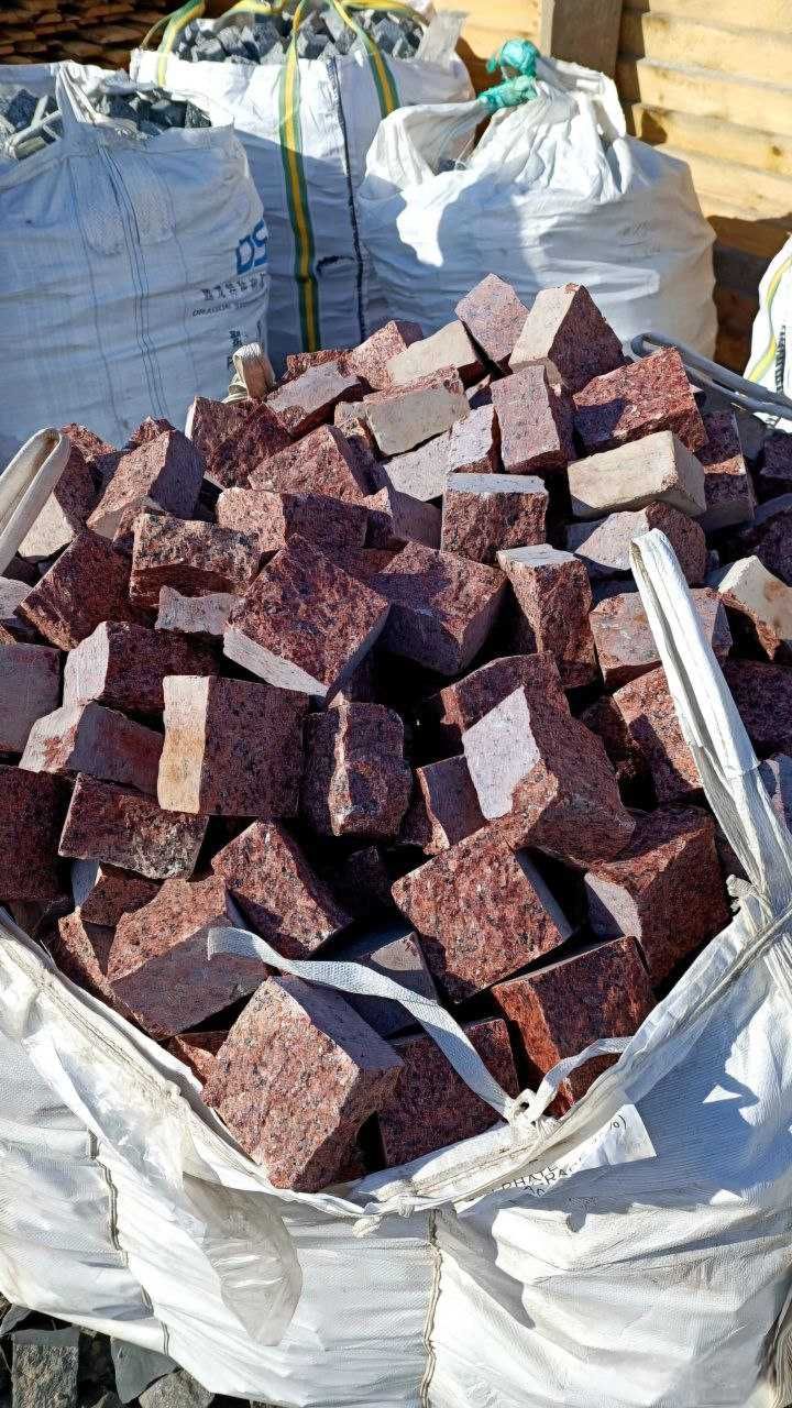 Бруківка гранітна червона \ від виробника.