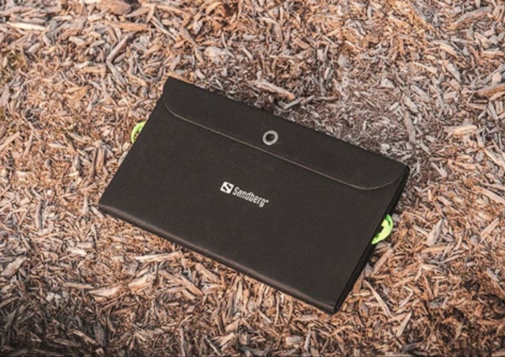 Power Bank Sanberg - Павер Банк Сонячна панель 10,000 18W