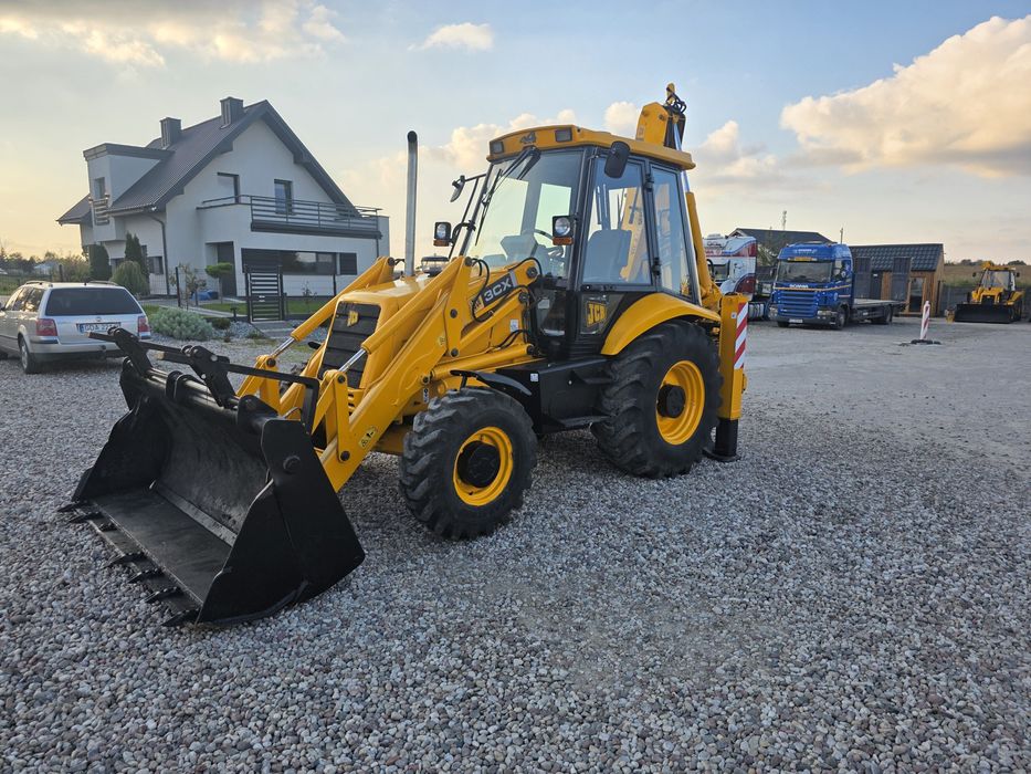 JCB 3CX 4w1 Teleskop Widły Krokodyl 4x4 4CX Case Cat 428