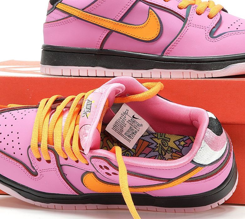 Кросівки Nike SB Dunk Low x Powerpuff Girls Pink 36-40
