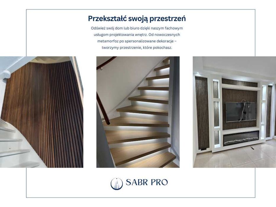 Kompleksowe wykończenie wnętrz pod klucz | Projekt + realizacja