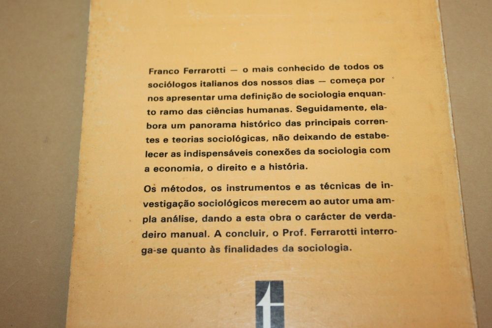 Sociologia// Franco Ferrarotti