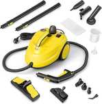 Myjka parowa 2000 W w zestawie z 13 akcesoriami