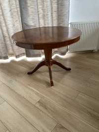 Stolik Stół drewniany okrągły antyk rozkladany