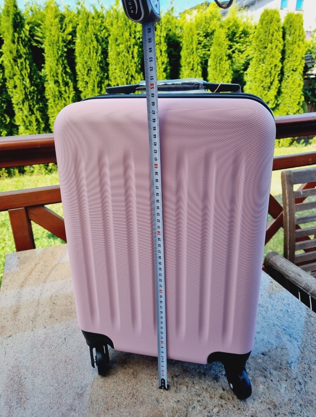 Walizka mała kabinowa bagaż podręczny różowa 19"