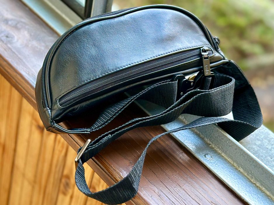 Сумка бананка Tula натуральна шкіра