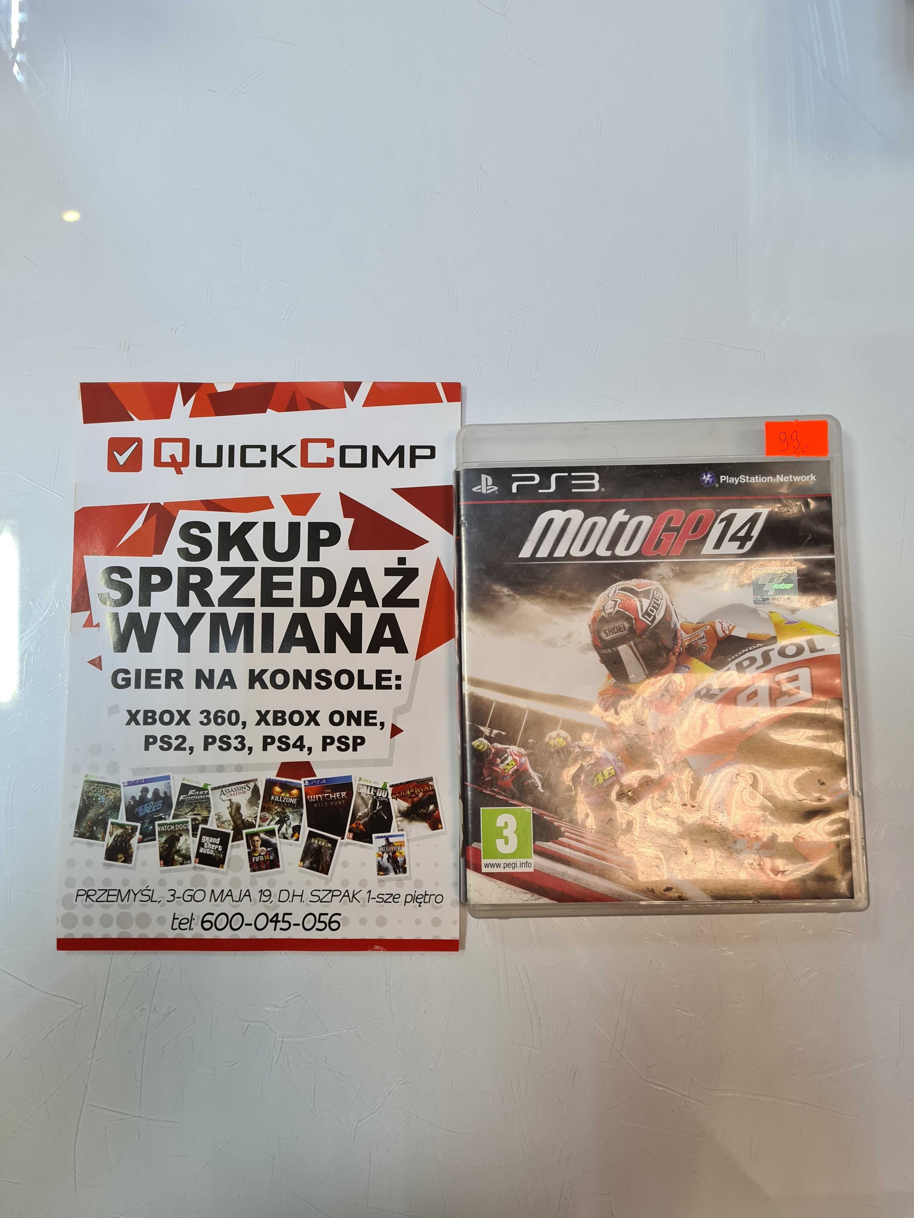 Gra PlayStation 3 PS3 Moto GP 14 Gwarancja 1 Rok QUICK-COMP