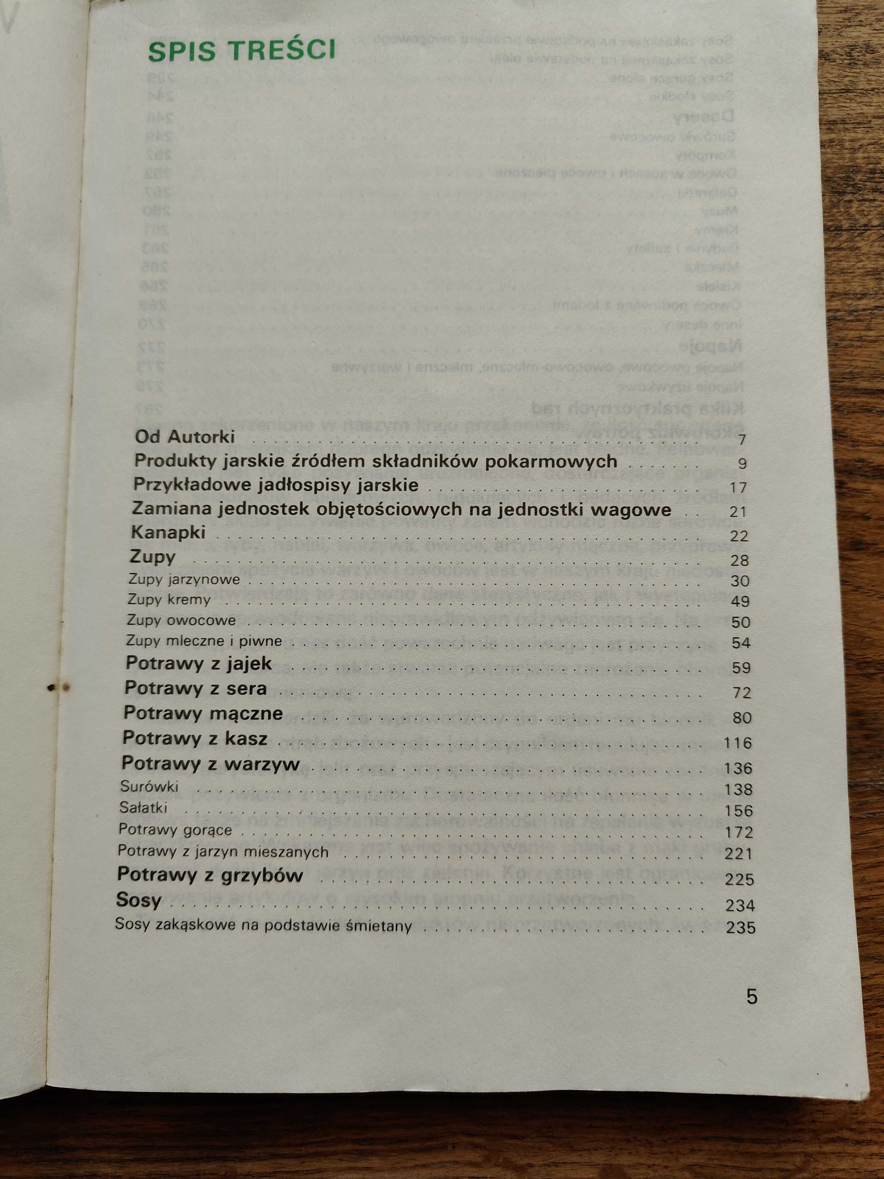 Potrawy jarskie- W.Piotrowiakowa