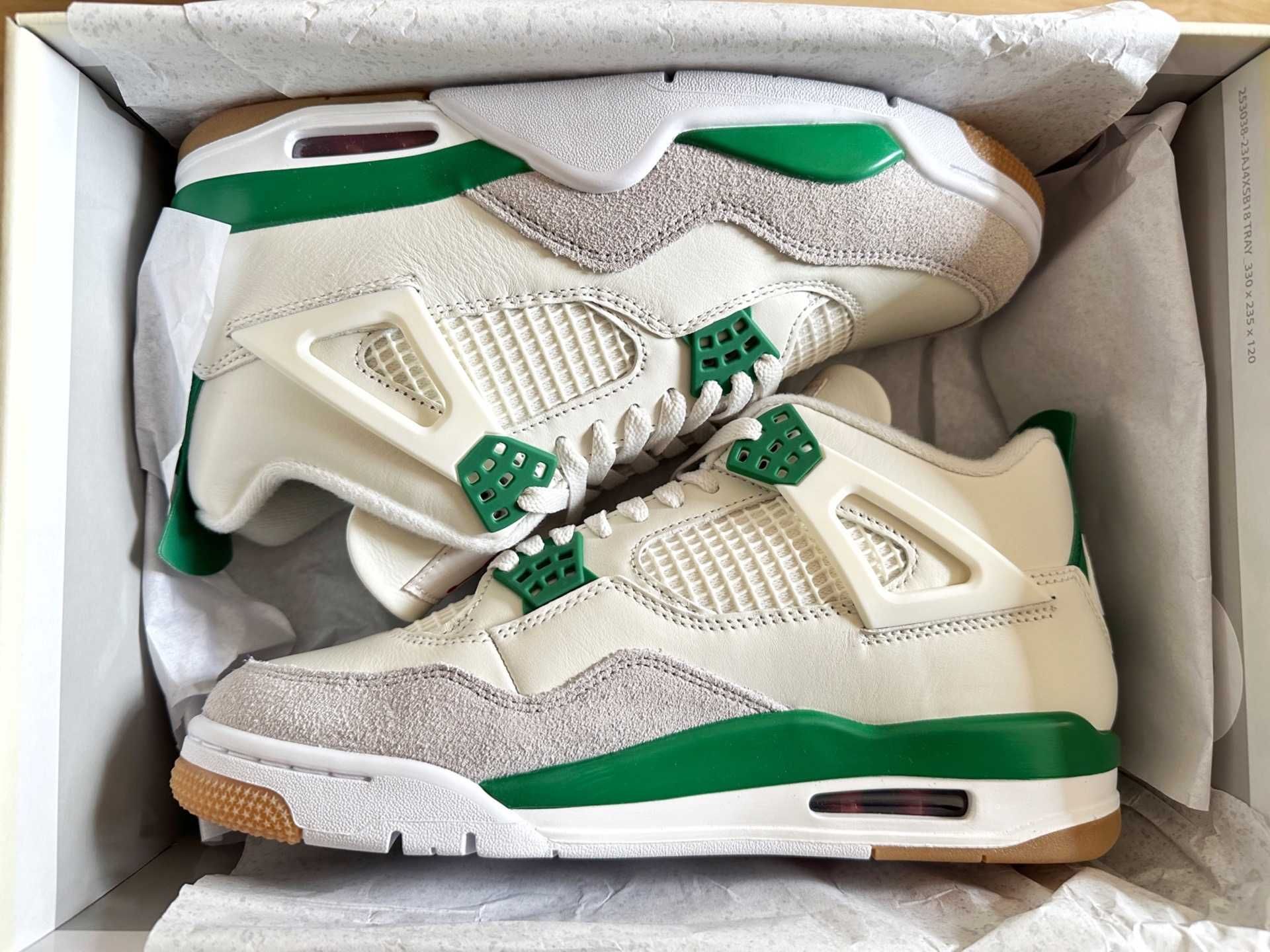 Nowe*Nike_Męskie_Jordan4_Biały*UnuseTrampki.40