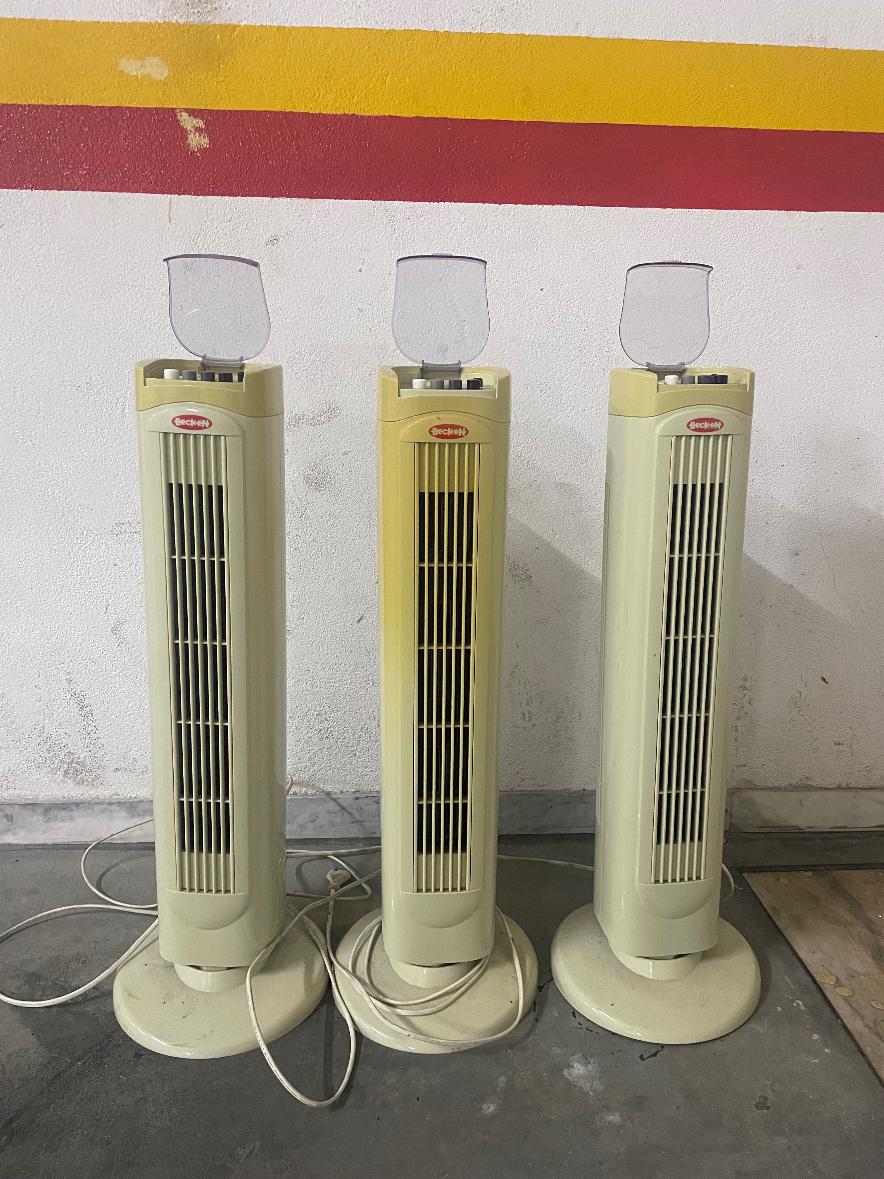 Ventiladores- ar fresco x3