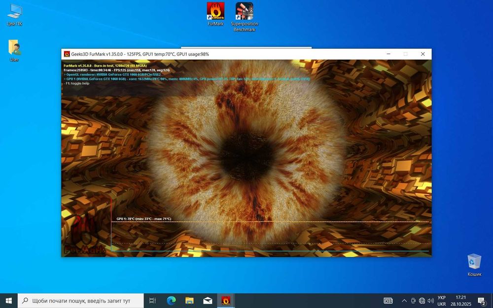 Продам Відеокарту GIGABYTE GeForce GTX 1060 6Gb