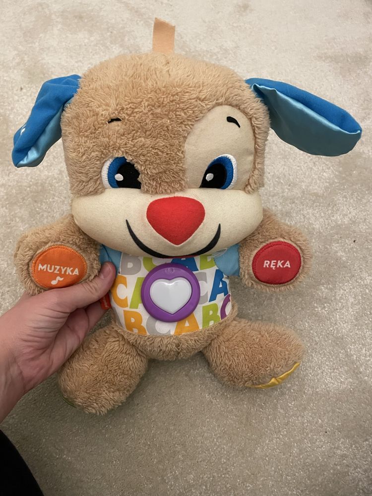 szczeniaczek uczniaczek - maskotka fisher price