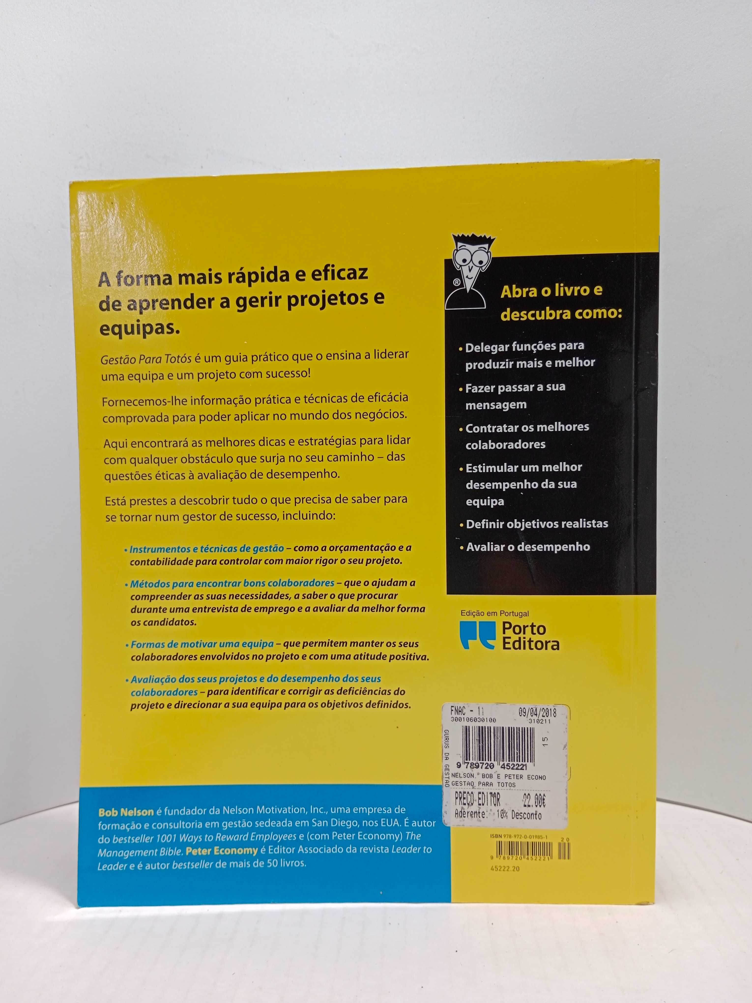 " Gestão para Totós " - de Bob Nelson e Peter Economy