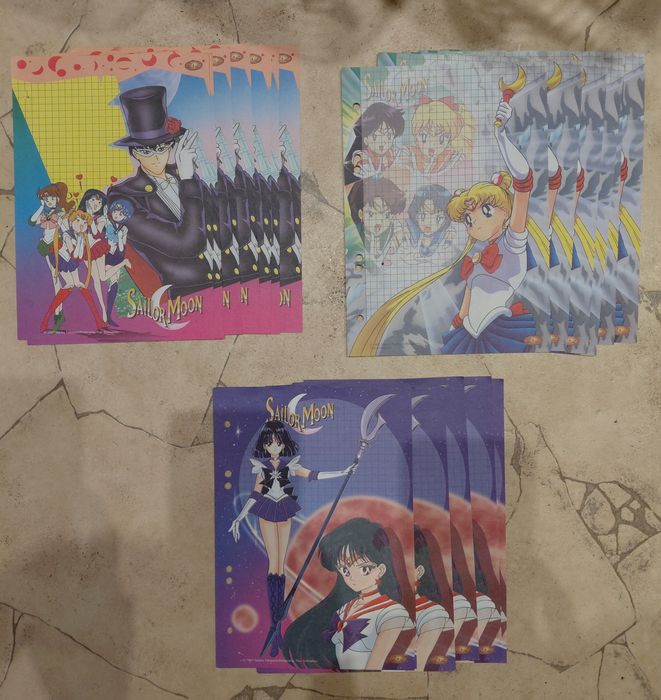 Karteczki do segregatorów Sailor Moon Czarodziejka z księżyca