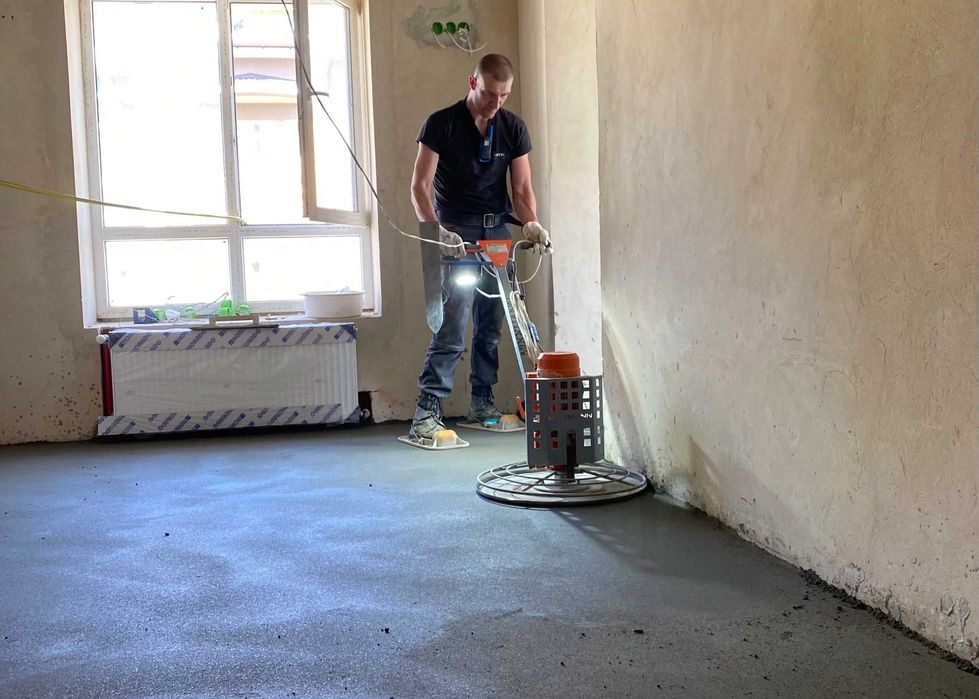 Ідеально рівна стяжка підлоги Не потребує вирівнювання!