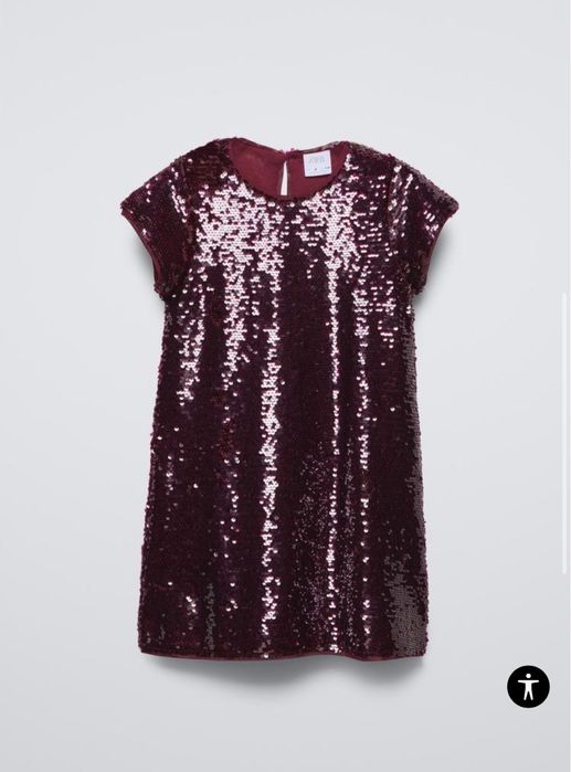 сукня платье zara  13-14 164см марсала пайєтки на новий рік