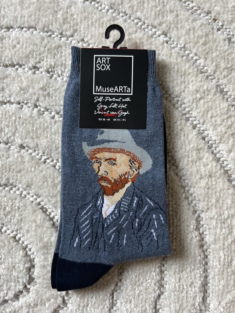 Vincent van Gogh autoportret skarpetki meskie 36-43 damskie unisex