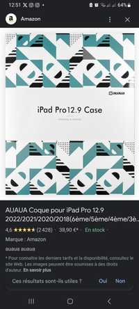 Capa para Ipad pro 12.9