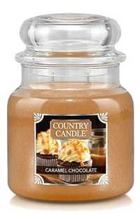 Country candle caramel chocolate nowa
