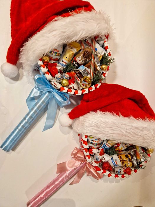 Lizak Torcik kinder Mikołajki choinka prezent