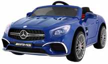 Samochód AUTO  na akumulator Mercedes AMG SL65 Lakierowany Niebieski